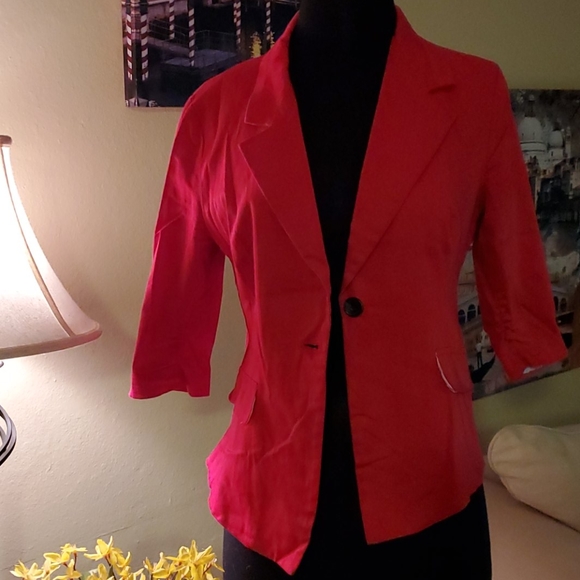 Monteau Tops - Red blazer